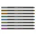 Premium-Faser-Metallic-Marker – STABILO Pen 68 metallic – 8er-Set in der Dose
