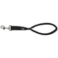PREMIUM Kurzleine flach schwarz M-XL 30 cm/25 mm