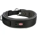 Weiteres Produktbild Halsband PREMIUM extra breit, schwarz/graphit M-L: 40-48 cm/40 mm