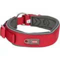 Weiteres Produktbild Halsband PREMIUM extra breit, rot/graphit S-M: 33-42 cm/35 mm