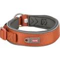 Weiteres Produktbild PREMIUM-Halsband EXTRA breit, rostbraun/grafit XS-S: 27-35 cm/25 mm