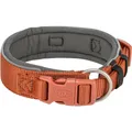 PREMIUM Halsband EXTRA breit, Rost/Graphit XS-S: 27-35 cm/25 mm