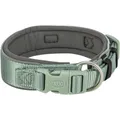 PREMIUM obojek EXTRA široký, šalvěj/grafit S-M: 33-42 cm/35 mm