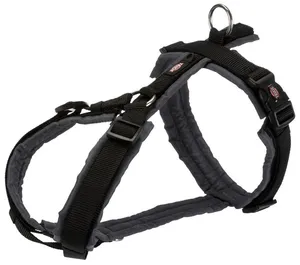 PREMIUM-Trekkinggurt – Schwarz/Graphit M-L: Brustumfang: 62–74 cm/25 mm