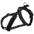 PREMIUM-Trekkinggurt – Schwarz/Graphit XL: Brustumfang: 80–97 cm/25 mm