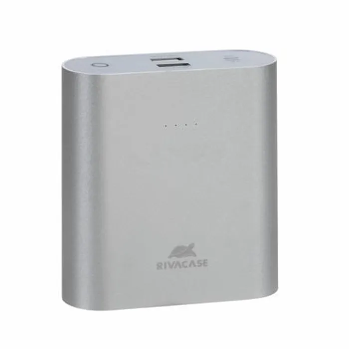 Hauptbild des Produkts Přenosná baterie "VA1015", stříbrná, vsutp lightning a microUSB, 15000mAh, RIVACASE