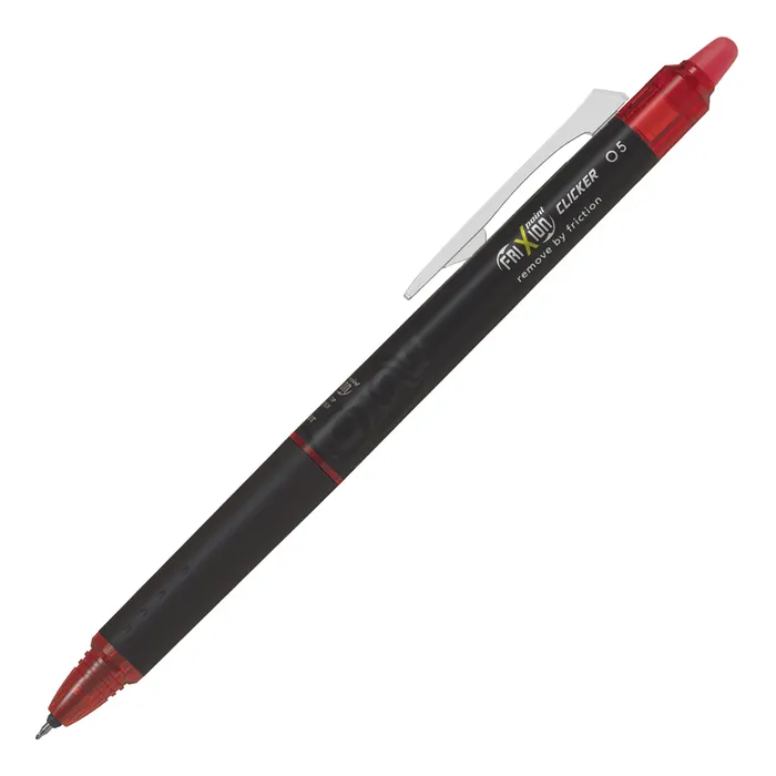 Hauptbild des Produkts Přepisovatelný roller FriXion Point Clicker 0.5 - tenký hrot (F) - červená