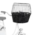Weiteres Produktbild Fahrradtransportkorb mit Drahtkabine - schwarz 50x41x35cm (max. 5kg)