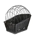 Weiteres Produktbild Weidentransportkorb für Fahrradheckträger-schwarz 35x49x55 cm (max. 8 kg)