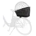 Weidentransportkorb für Fahrradheckträger-schwarz 35x49x55 cm (max. 8 kg)