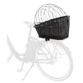 Weidentransportkorb für Fahrradheckträger-schwarz 35x49x55 cm (max. 8 kg)
