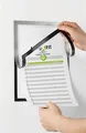 Präsentationsrahmen „DURAFRAME® NOTE“, silber, A4, selbstklebend, für Notizen, DURABLE