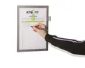 Präsentationsrahmen „DURAFRAME® NOTE“, silber, A4, selbstklebend, für Notizen, DURABLE
