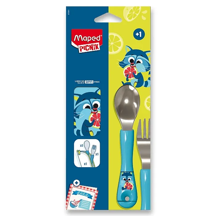Hauptbild des Produkts Příbor Maped Miniz Raccoon 2 ks
