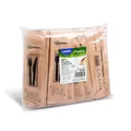 Besteckset (Holz FSC 100%) Messer-Gabel+Serviette [50 Sets]
