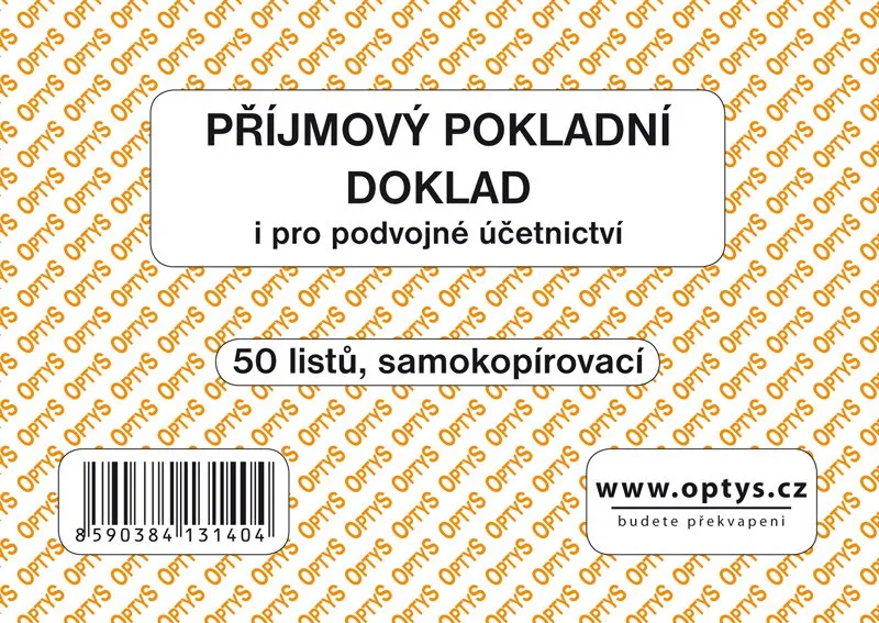 Hauptbild des Produkts Příjmový doklad A6, samopropisovací, 50 listů 1314