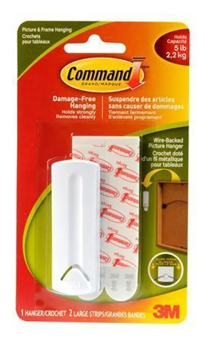 Hauptbild des Produkts Přilepovací háček k zavěšení rámu "Command", oválný, plast, 3M SCOTCH