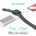 Promate, Powerbank, AuraWatch, Li-Ion, 5 V, Aufladen von iPhone und Apple Watch, 6700 mAh, kabellos