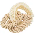 Ineinandergreifende Ringe für Nagetiere, Luffa, Rattan, Maisblatt, 13 cm