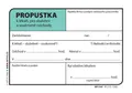 Propustka A7, 100 listů 1147