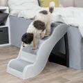 Weiteres Produktbild Protiskluzové schody, 38.5 × 60 × 79 cm, nosnost do 90 kg,  světle šedá