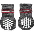Weiteres Produktbild Rutschfeste graue Socken, 2 Stück für Hunde L-XL: z.B. Golden Retriever