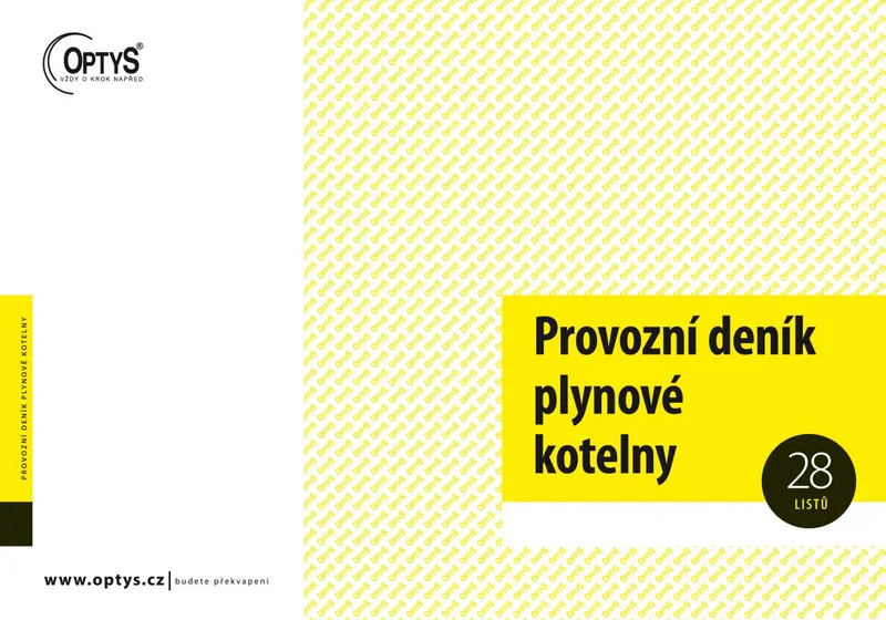 Hauptbild des Produkts Provozní deník plynové kotelny A4 1241