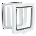 Weiteres Produktbild Durchlaufkatzentür XL, mit Tunnel, 4-fach, 24x28cm, weiß