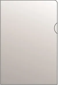 Klarsichthülle A5 - „L“ PVC klar, 120mic. [100 Stück]
