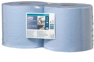 Industriepapierhandtuch Tork 130052 Plus Advanced 420 kleine Rolle blau [1 Stück]