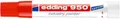 Industrie-Pastenmarker "950", rot, 10 mm, konische Spitze, EDDING