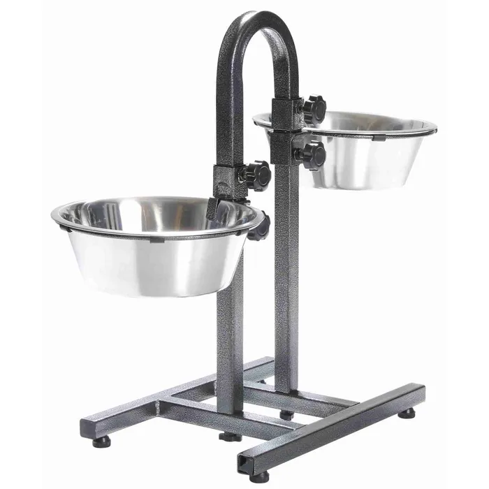 Hauptbild des Produkts Psí bar - nastavitelná výška misek, 2x miska 2,8l/24cm