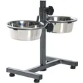 Weiteres Produktbild Hundebar, Höhe 27 cm, 2 Näpfe 0,75 l/15 cm
