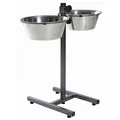 Hundebar, Höhe 60 cm, 2 Näpfe 4,5 l/28 cm