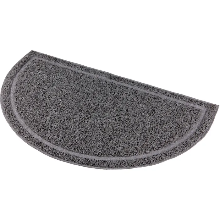 Hauptbild des Produkts Půlkruhová PVC předložka šedá k WC 59 x 35cm