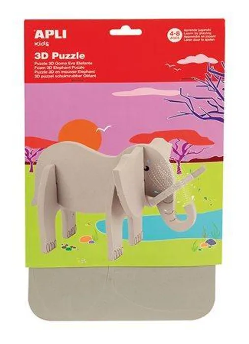 Hauptbild des Produkts Puzzle, 3D, pěnové, APLI, slon