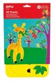 Puzzle, 3D, Schaumstoff, APLI, Giraffe