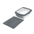 Weiteres Produktbild PVC-Matte mit Pfote, grau für WC 45 x 37 cm