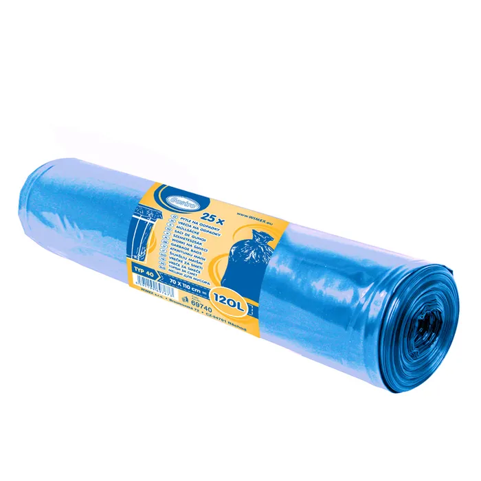 Hauptbild des Produkts Pytel na odpadky (LDPE) ECONOMY extra-light modrý 70 x 110 cm 120L [25 ks]