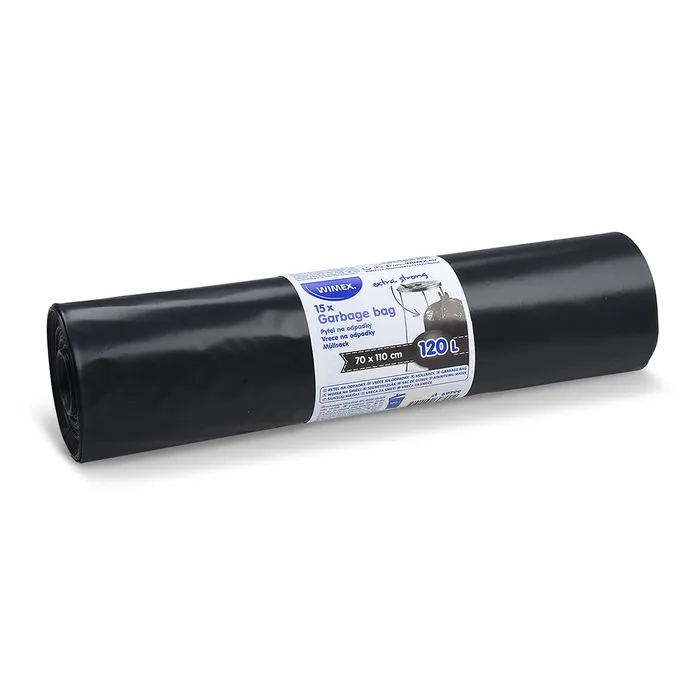 Hauptbild des Produkts Pytel na odpadky (LDPE) extra-silný černý 70 x 110 cm 120L [15 ks]