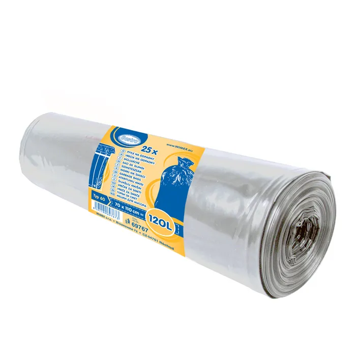 Hauptbild des Produkts Pytel na odpadky (LDPE) transparentní 70 x 110 cm 120L [25 ks]