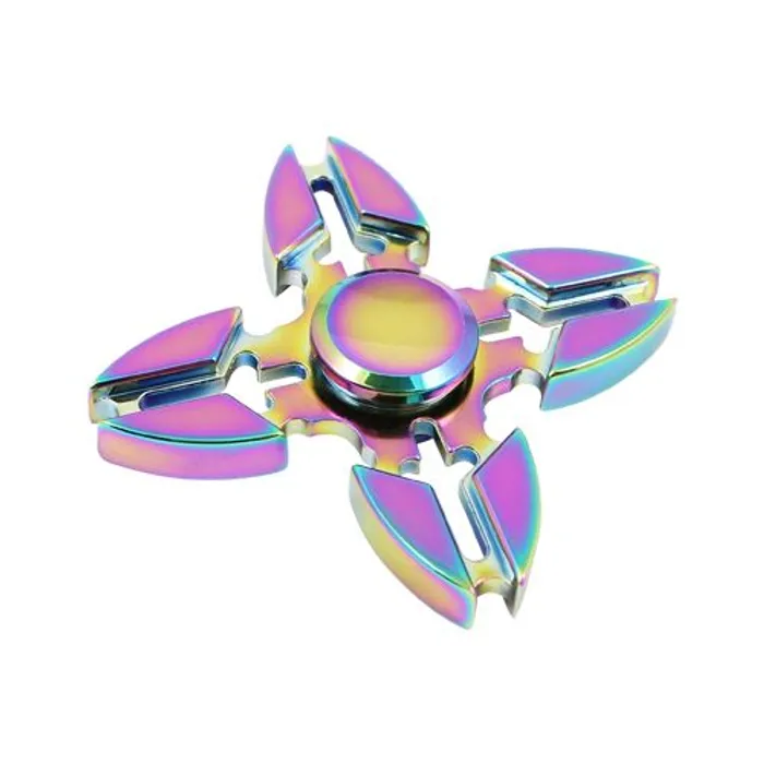 Hauptbild des Produkts Rainbow Fidget Spinner - 7,5 cm duhový kov