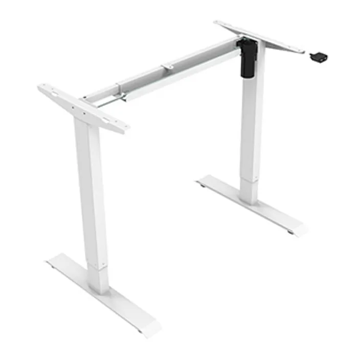 Hauptbild des Produkts Rám stolu, elektricky nastavitelná výška, rozsah 500 mm, 100V-240V, bílý, 70 kg nosnost,