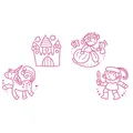 Weiteres Produktbild Briefmarken Aladine Stampo Baby - Prinzessinnen