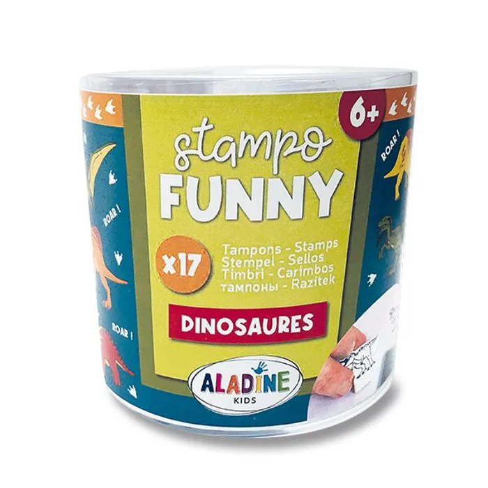 Hauptbild des Produkts Razítka Aladine Stampo Funny Dinosauři, 17 ks
