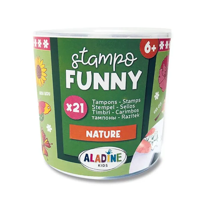 Hauptbild des Produkts Razítka Aladine Stampo Funny Příroda, 21 ks