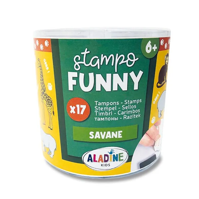 Hauptbild des Produkts Razítka Aladine Stampo Funny Safari, 17 ks
