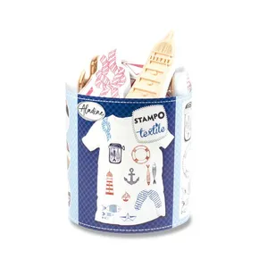 Stempel Aladine Stampo Textile Marina, 13 Stk