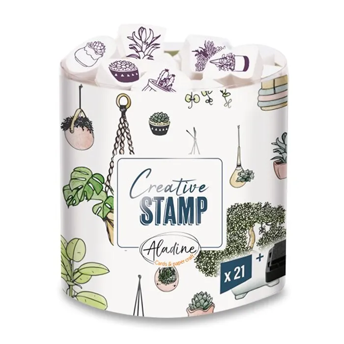 Hauptbild des Produkts Razítka Creative Stamp Rostliny, 21 ks