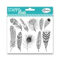 Gelstempel Aladine Clear Feathers, 10 Stk